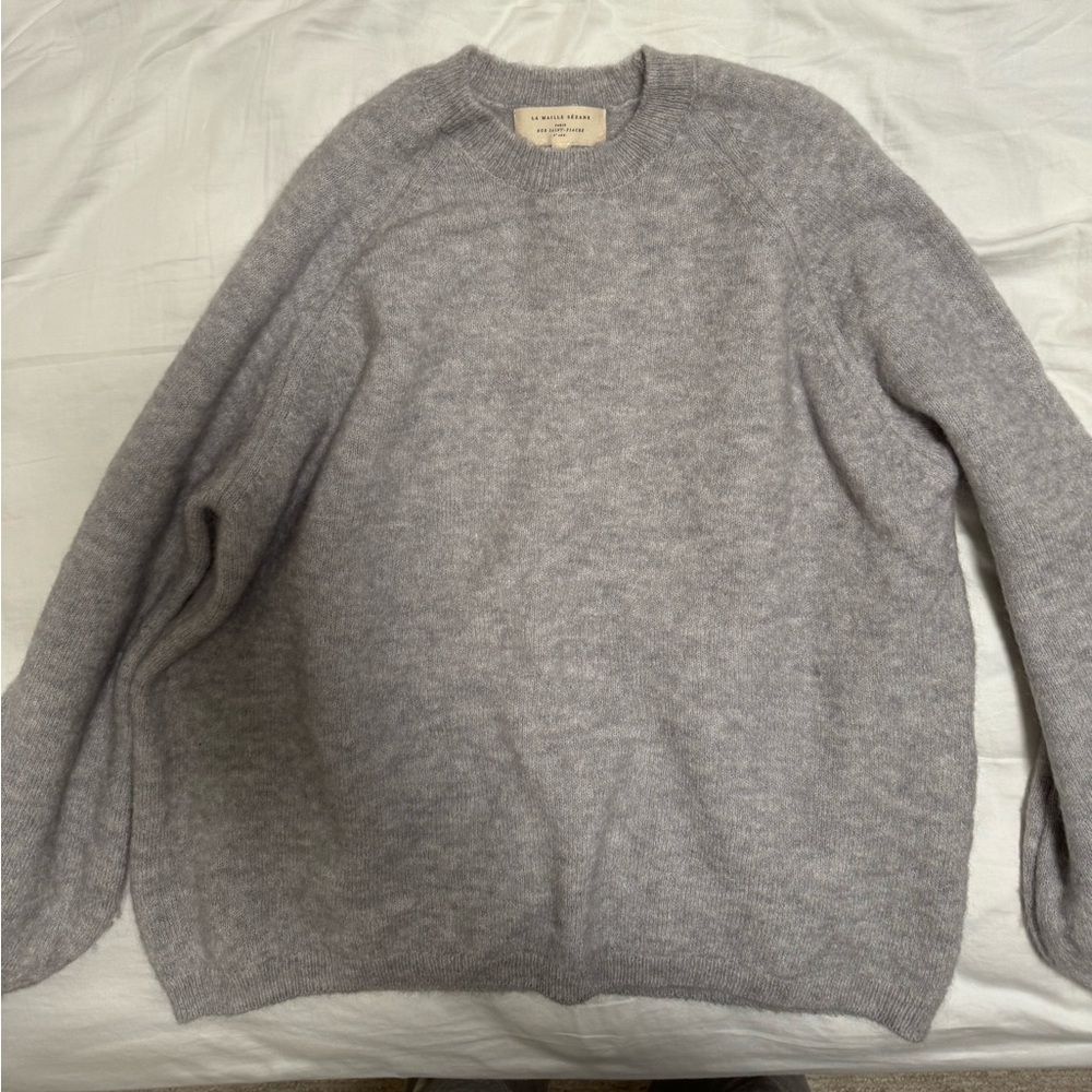 NWOT Sezane Louise mohair sweater XXS in gray